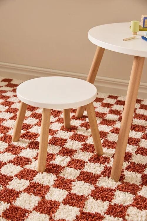 Stoel en tafel set - wit