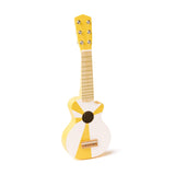 Gitaar - Geel met wit