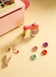 Houten mixer Geel