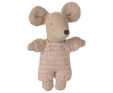 Babymuis in draagmand - Rose