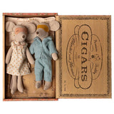 Mum & dad mice in cigarbox - Maileg