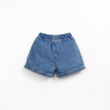 Jeansshort - Medium blue denim