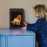 Kidyneon – Leuchtendes Kunstwerk-Set – Tiere – Kidywolf