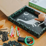 Kidyneon – Leuchtendes Kunstwerk-Set – Dino – Kidywolf
