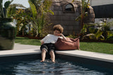 Outdoor Square Ottoman - Pomegranate