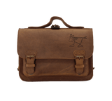 Ledertasche für Kleinkinder - braune Ranger-Tasche - Rider-Taschen