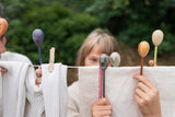 Twin-souls puppets - Houten poppetjes