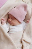 Beanie Fonzie Newborn - Powder