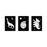 Kidyneon - kit voor lichtgevend kunstwerkje - Dino