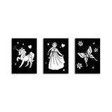 Kidyneon - kit voor lichtgevend kunstwerkje - Once upon a time