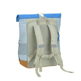 Medium Rolltop rugzak - Sunny Explorer - Groen & Blauw