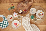 Serviesset - Happy Rascals Heart Lavender