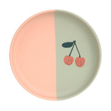 Siliconen bord - Happy Fruits Cherry