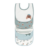Set van 5 slabbetjes - Tiny Team Dog