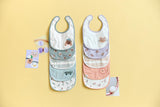 Set van 5 slabbetjes - Tiny Team Dog