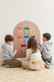 Magnetische muursticker - Mocha