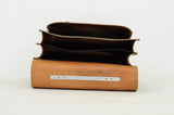 Lederen schooltas met magneetsluiting - Marguerite Pastel Green