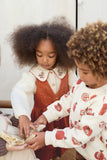 Fleece-Pullover mit Print - Pomegranate - Play Up
