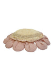 Wasbaar vloerkussen Pink Daisy