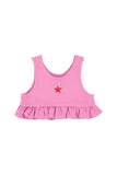 Top - Roze met "peace"-print