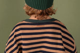 Rel Sweater - Navy Stripe