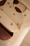 Siliconen slabbetjes 2 pack - Cherry/Mocca