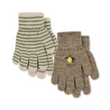 Filla handschoenen - Lemon/Stripe