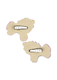 Haarspeldjes met parels 2-pack - Unicorn