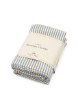 Tetradoeken 3 pack muslin cloth - Stripe Bluie