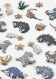 Puffy stickers - Dino