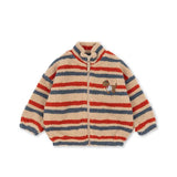 Jody Teddy Jacket - Tangerine stripe