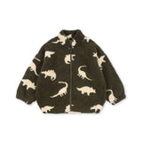 Jody Teddy Jacket - Dino silhouette