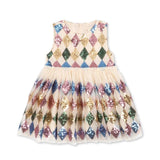 Yvonne Harlekin-Kleid - Harlekin-Pailletten - Konges Sløjd