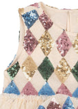 Yvonne Harlekin-Kleid - Harlekin-Pailletten - Konges Sløjd