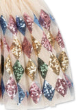 Yvonne Harlekin-Kleid - Harlekin-Pailletten - Konges Sløjd