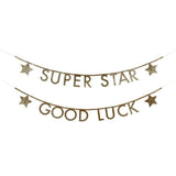 Letterslinger set - Gold Glitter