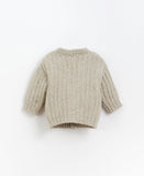 Strickjacke Oat - Strickjacke mit V-Ausschnitt - Play Up