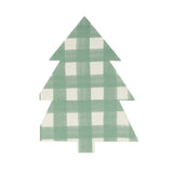 Servietten - Weihnachtsbaum mit Vichy-Karo - Meri Meri