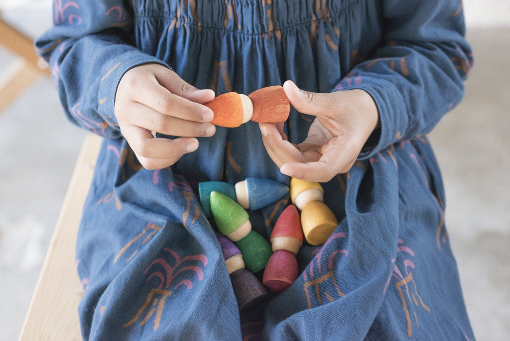 Houten regenboog Tomtens kabouters - Grapat