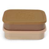 Konges Slojd - Lunchboxen siliconen set van 2 - Rose