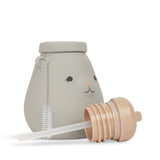 Siliconen drinkflesje teddy - Shell
