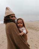 Adult Beanie Fonzie - Sand - Hvid